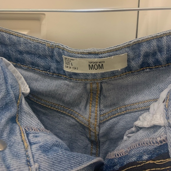 Topshop Moto Mom Shortd - Picture 2 of 5